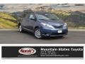 2017 Shoreline Blue Pearl Toyota Sienna LE AWD  photo #1