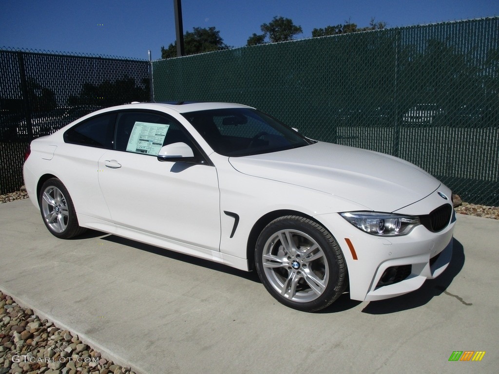 2017 4 Series 440i xDrive Coupe - Alpine White / Black photo #1