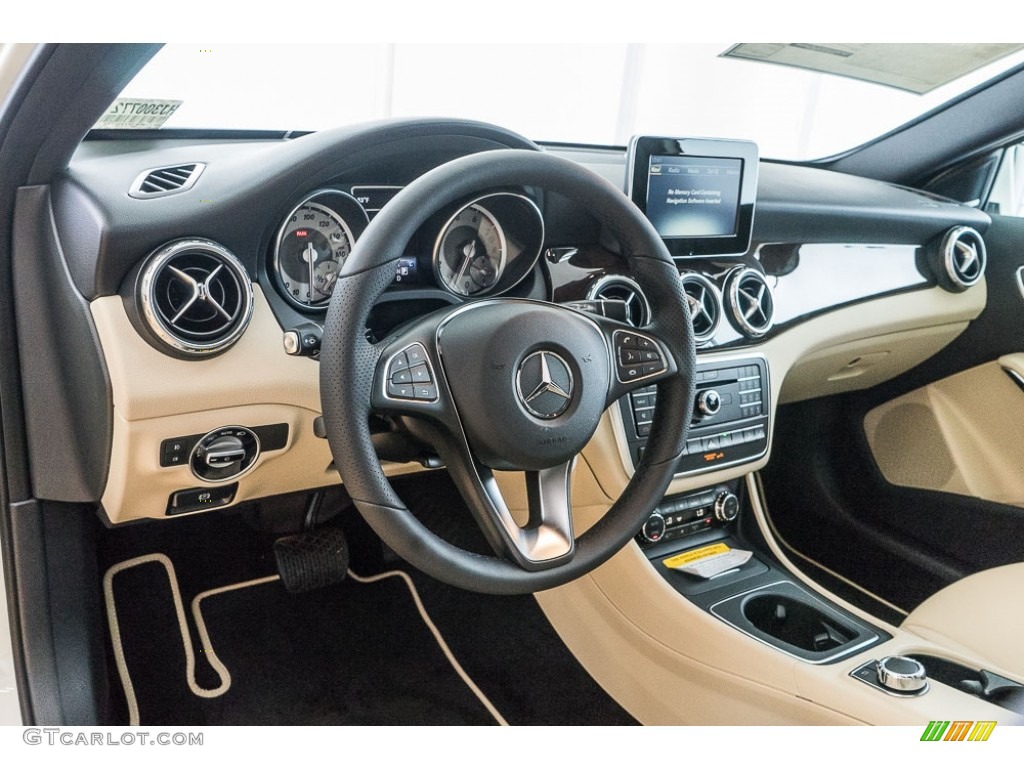 2017 Mercedes-Benz GLA 250 4Matic Beige Dashboard Photo #115876215