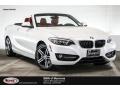 2017 Mineral White Metallic BMW 2 Series 230i Convertible  photo #1