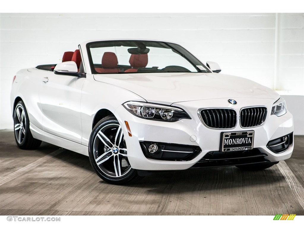 Mineral White Metallic 2017 BMW 2 Series 230i Convertible Exterior Photo #115877061