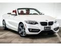 2017 Mineral White Metallic BMW 2 Series 230i Convertible  photo #12