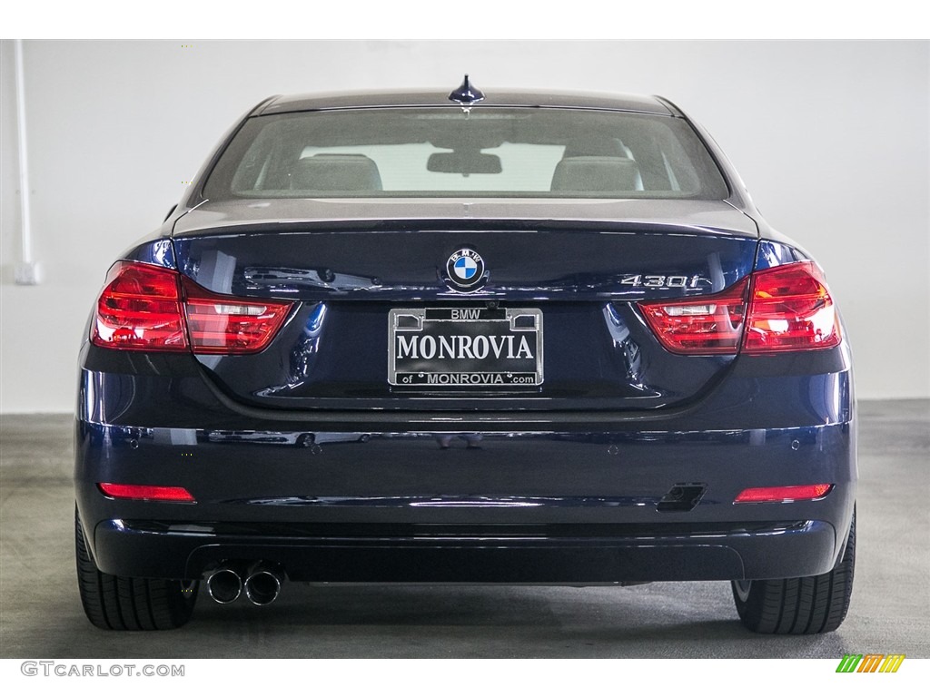2017 4 Series 430i Coupe - Imperial Blue Metallic / Black photo #4