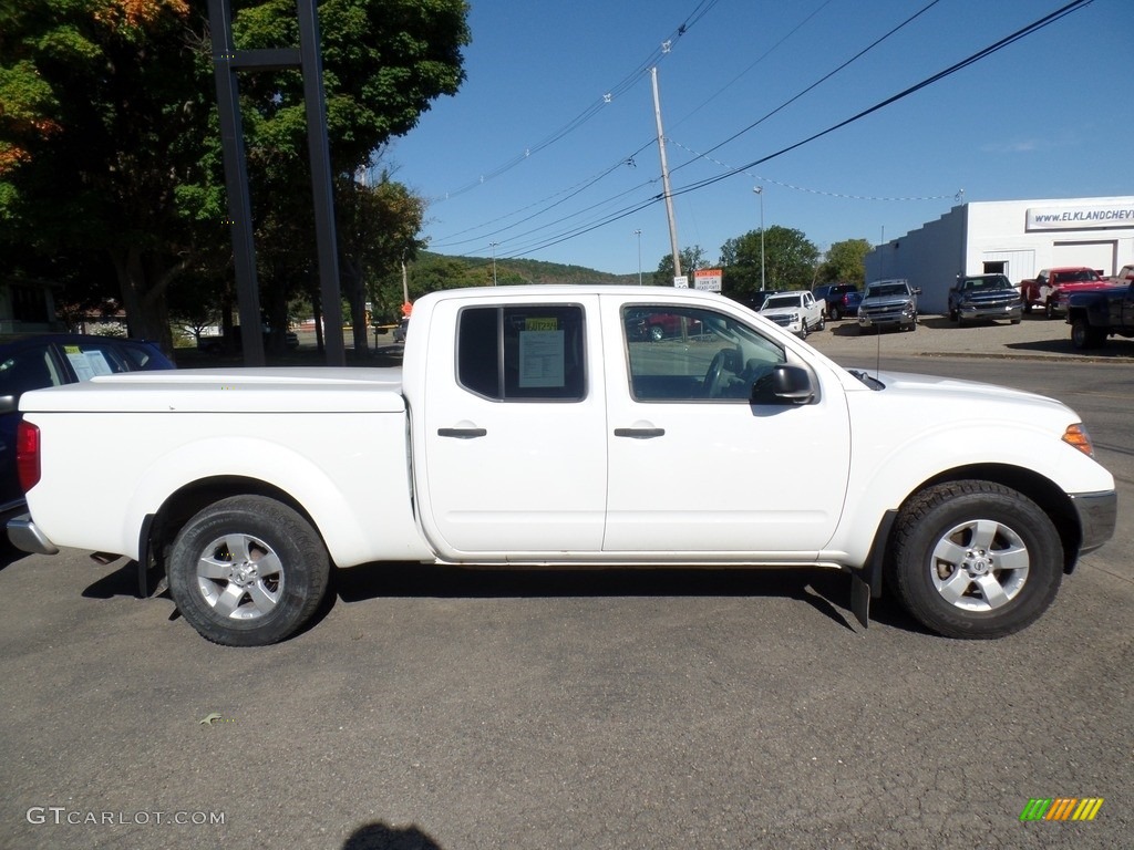 2009 Frontier SE Crew Cab 4x4 - Avalanche White / Steel photo #1