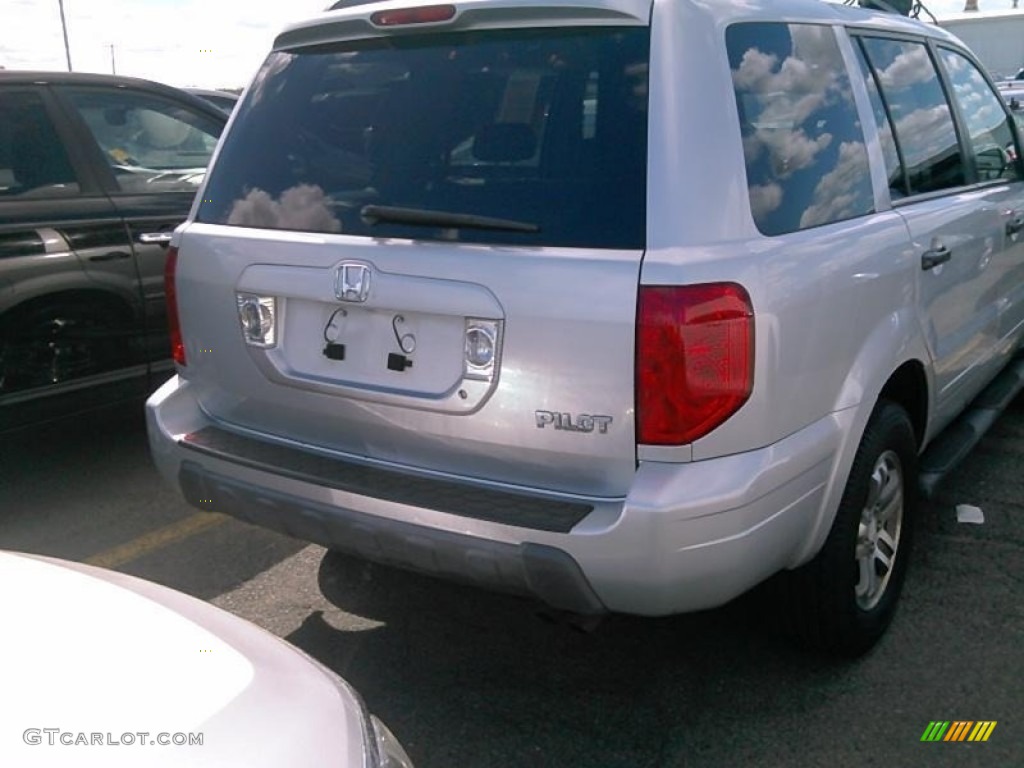 2004 Pilot EX-L 4WD - Starlight Silver Metallic / Gray photo #2