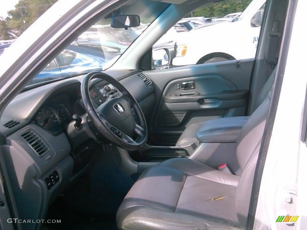 2004 Pilot EX-L 4WD - Starlight Silver Metallic / Gray photo #3