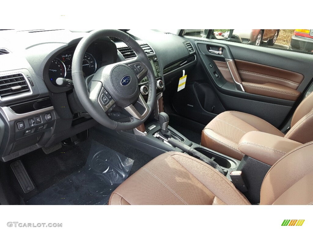 Saddle Brown Interior 2017 Subaru Forester 2.5i Touring Photo #115880025
