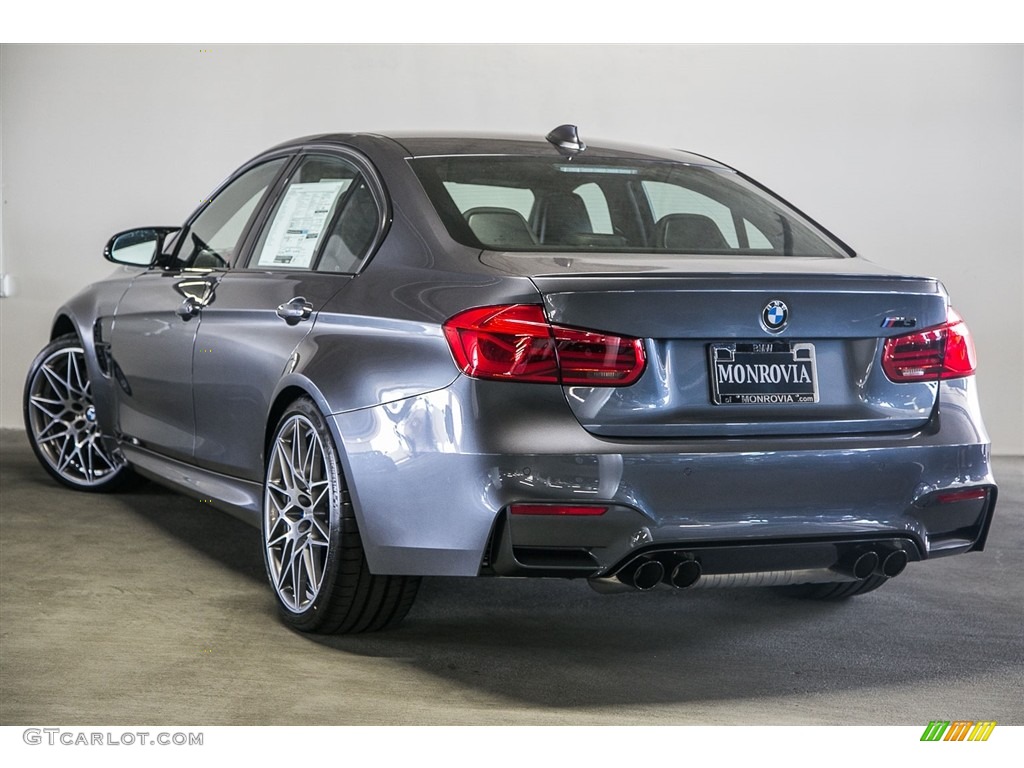 2017 M3 Sedan - Mineral Grey Metallic / Black photo #3