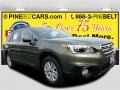 2017 Wilderness Green Metallic Subaru Outback 2.5i Premium  photo #1