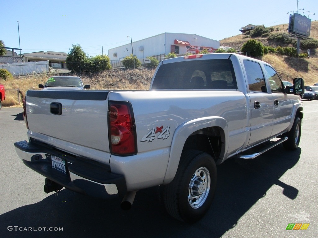 2005 Silverado 2500HD LS Crew Cab 4x4 - Silver Birch Metallic / Dark Charcoal photo #7