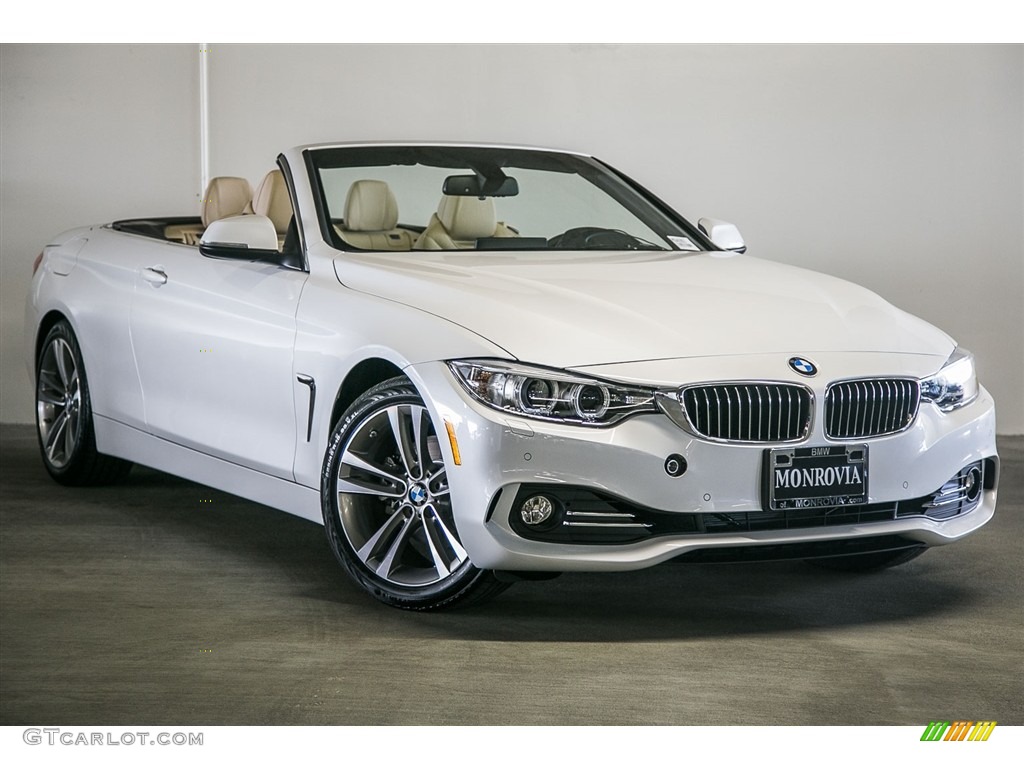 Mineral White Metallic 2017 BMW 4 Series 430i Convertible Exterior Photo #115881087