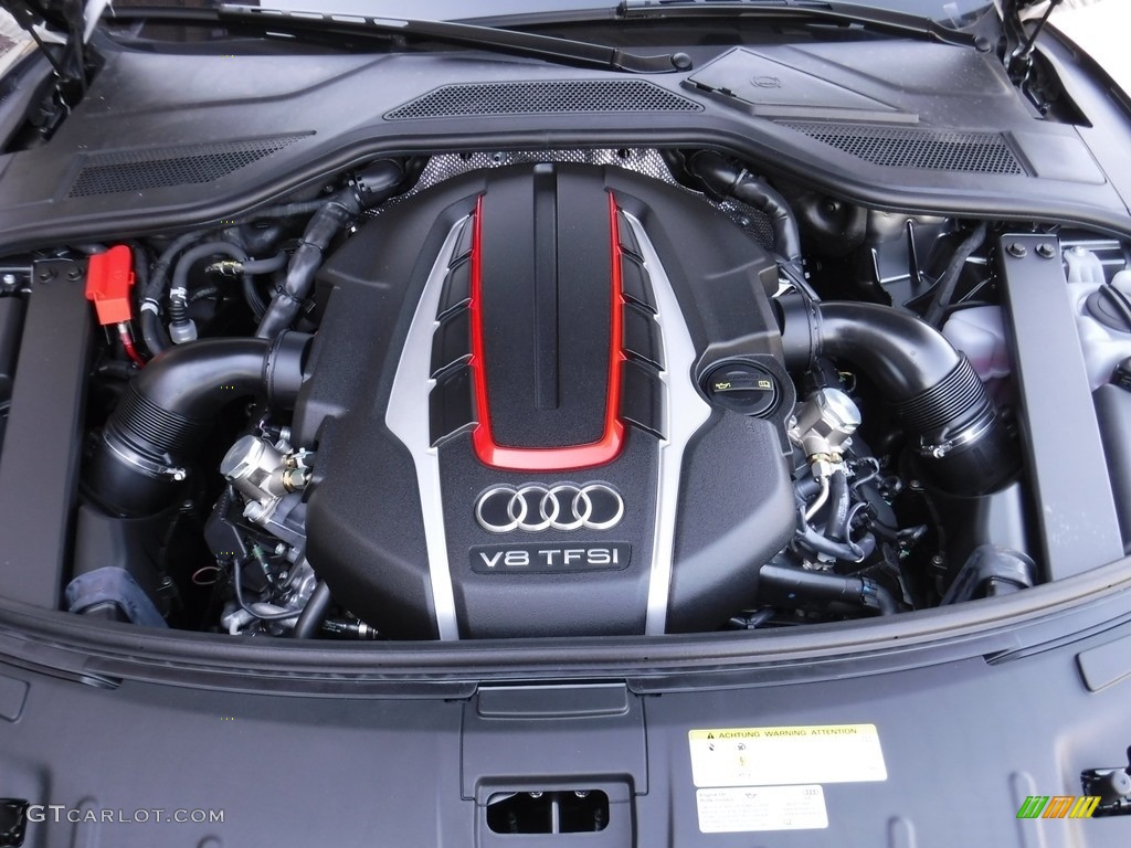 2017 Audi S8 plus 4.0T quattro 4.0 Liter TFSI Turbocharged DOHC 32-Valve VVT V8 Engine Photo #115881928