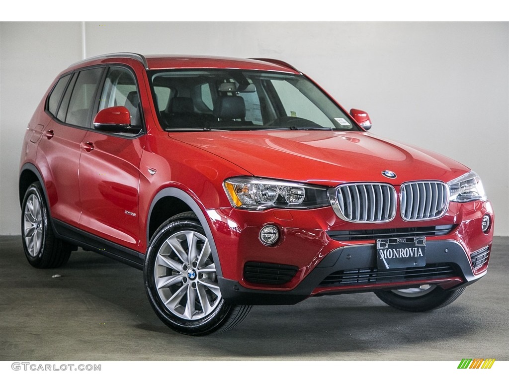 Melbourne Red Metallic 2017 BMW X3 sDrive28i Exterior Photo #115881939
