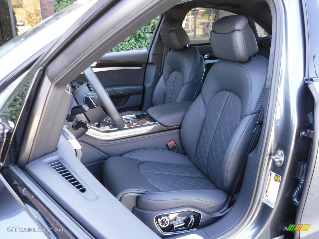 Black Valcona w/Sport Stitched Diamond Interior 2017 Audi S8 plus 4.0T quattro Photo #115882018