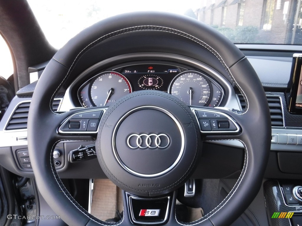 2017 Audi S8 plus 4.0T quattro Steering Wheel Photos