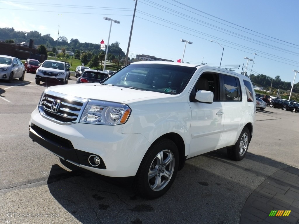 2015 Pilot EX-L 4WD - Taffeta White / Gray photo #6