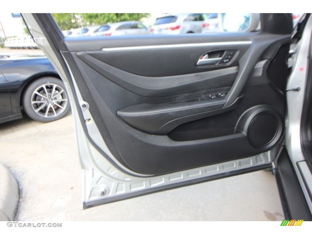 2012 Acura ZDX SH-AWD Advance Ebony Door Panel Photo #115882761