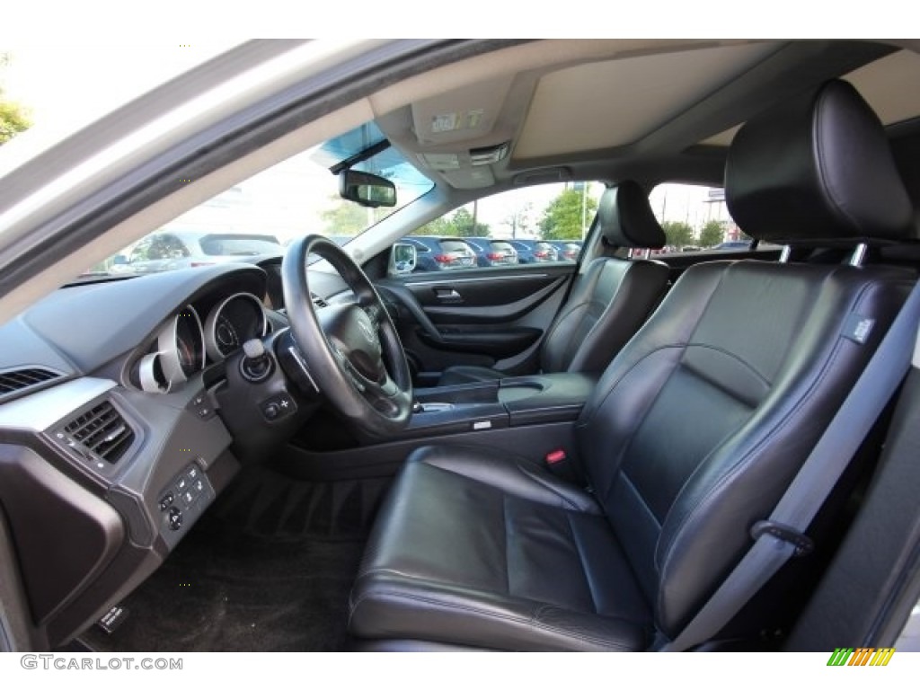 Ebony Interior 2012 Acura ZDX SH-AWD Advance Photo #115882809