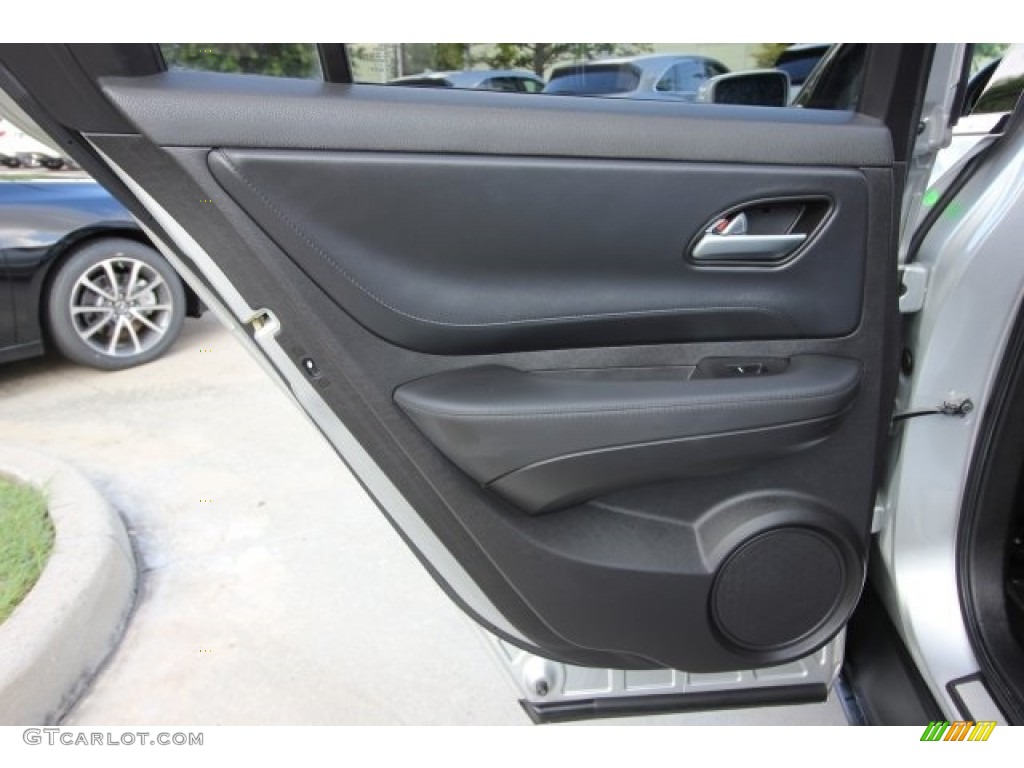 2012 Acura ZDX SH-AWD Advance Ebony Door Panel Photo #115882833