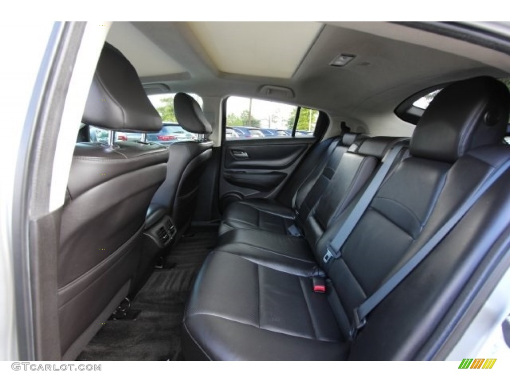 Ebony Interior 2012 Acura ZDX SH-AWD Advance Photo #115882848
