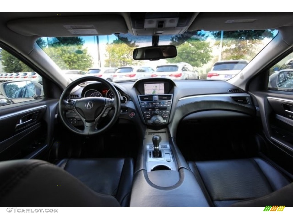 Ebony Interior 2012 Acura ZDX SH-AWD Advance Photo #115882977