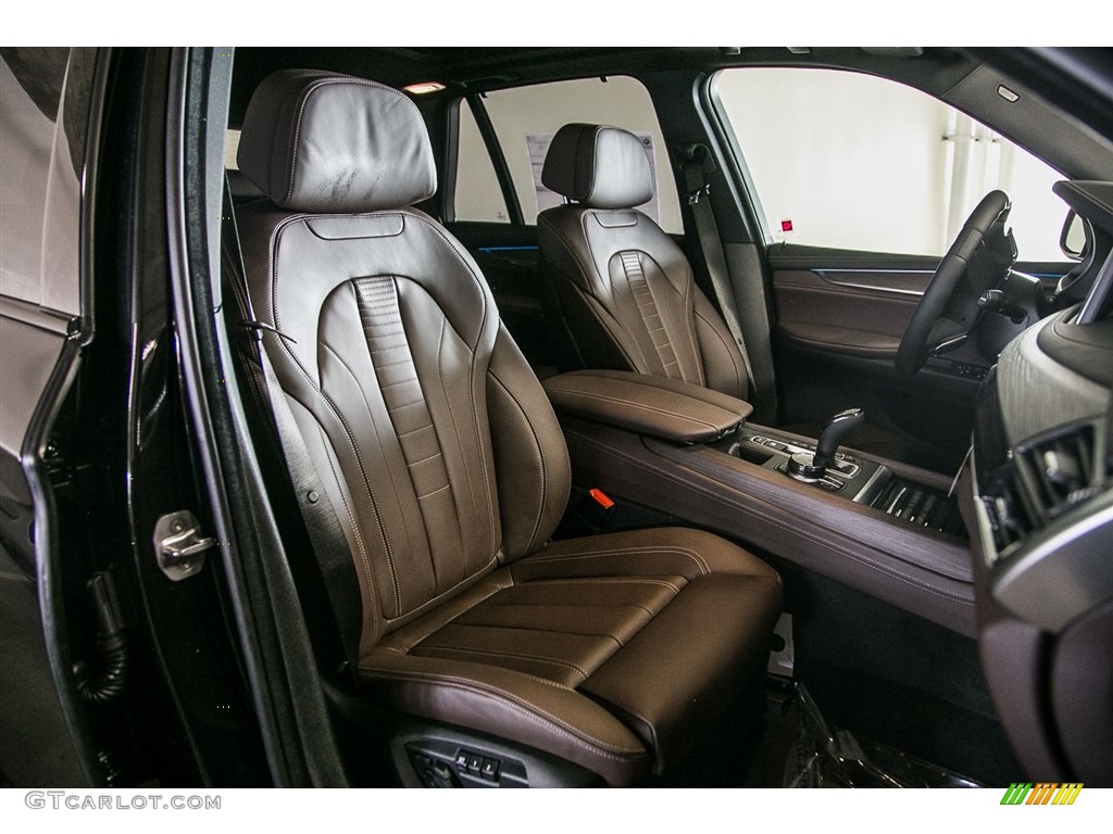 Mocha Interior 2017 BMW X5 xDrive50i Photo #115883577