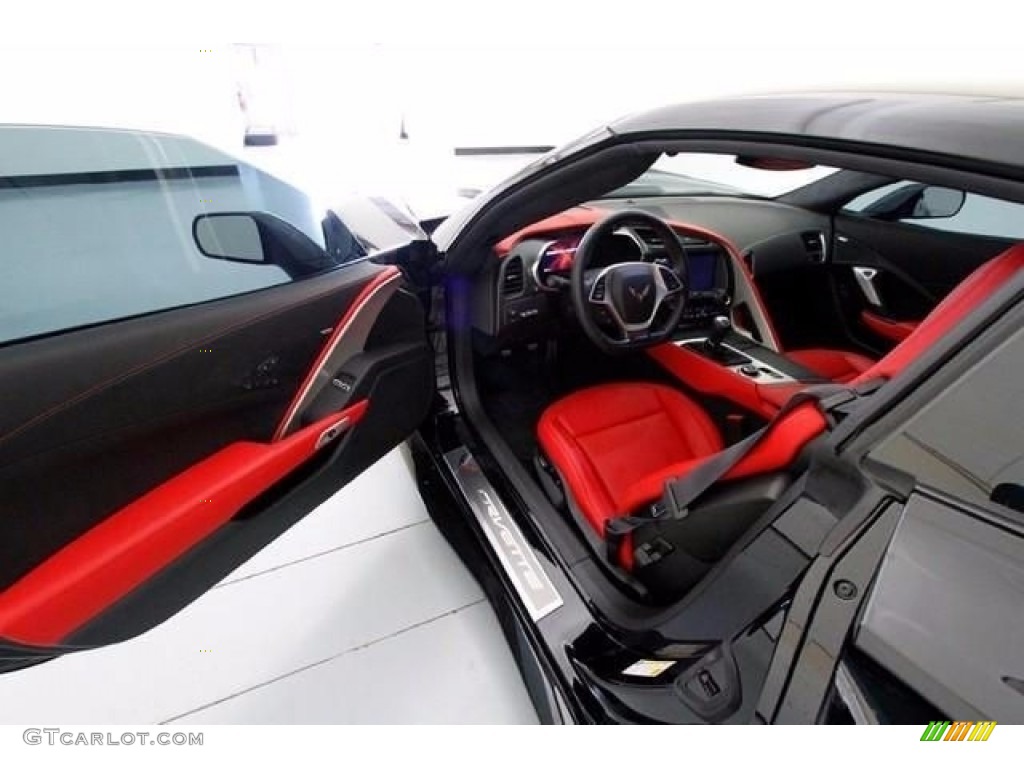 Adrenaline Red Interior 2015 Chevrolet Corvette Z06 Coupe Photo #115885035
