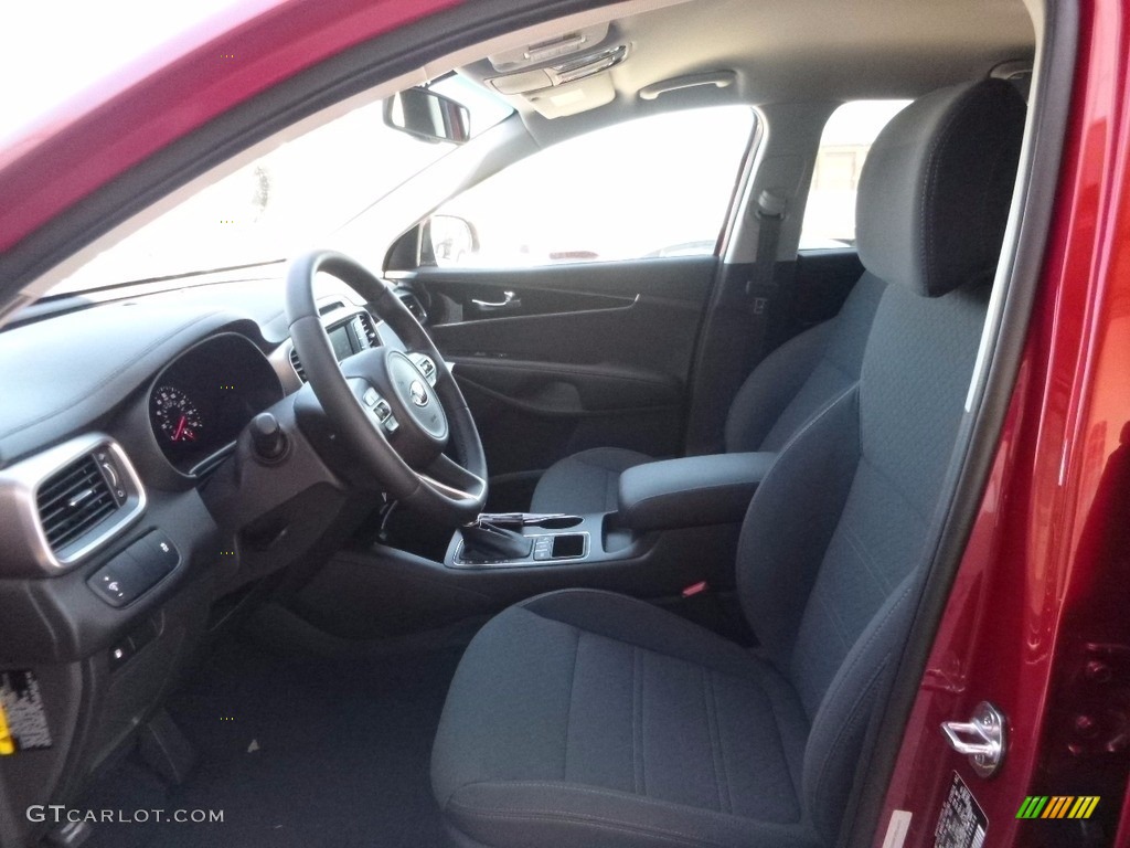 Black Interior 2017 Kia Sorento LX AWD Photo #115886172