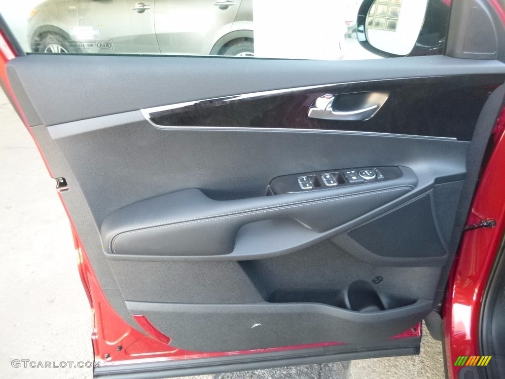 2017 Kia Sorento LX AWD Black Door Panel Photo #115886247