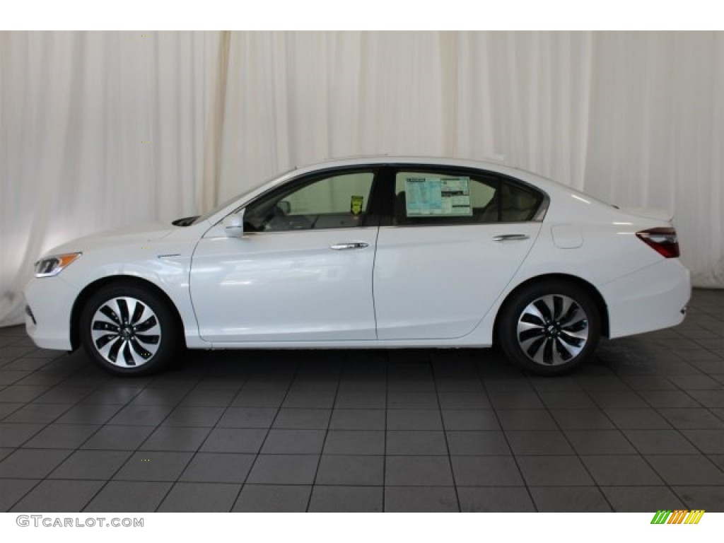 2017 Accord Hybrid EX-L Sedan - White Orchid Pearl / Ivory photo #4