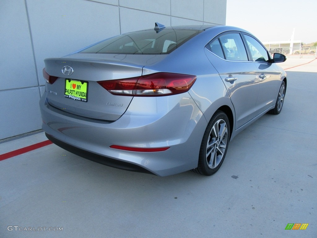 2017 Elantra Limited - Gray / Black photo #4