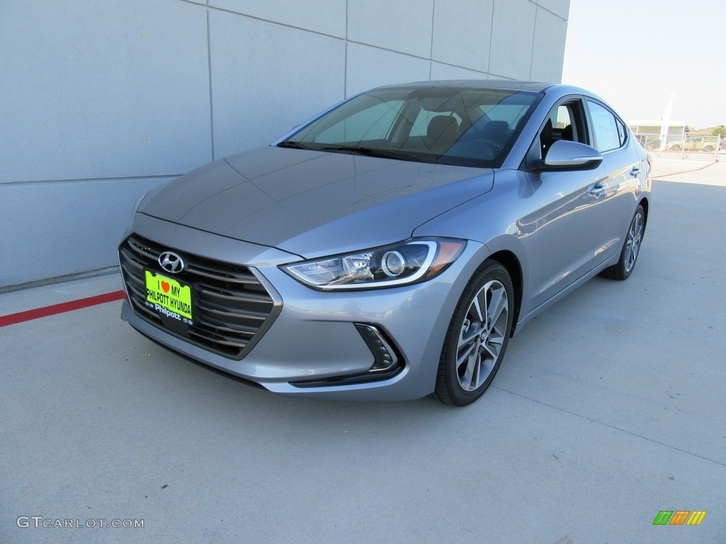 2017 Elantra Limited - Gray / Black photo #7