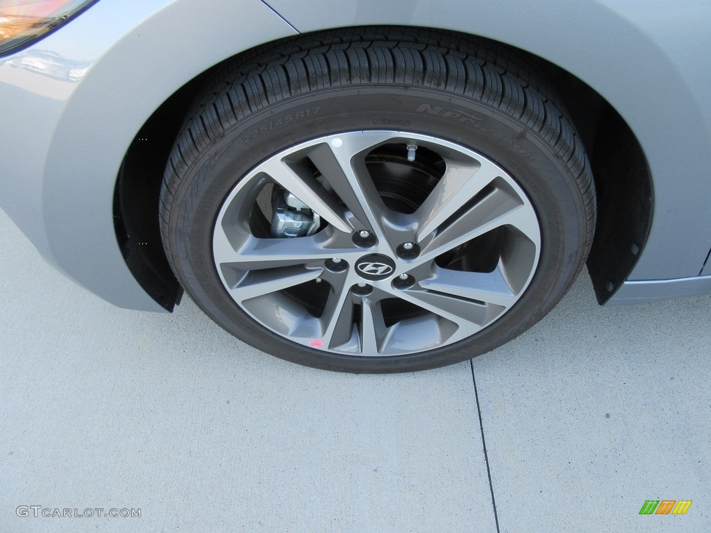 2017 Elantra Limited - Gray / Black photo #11