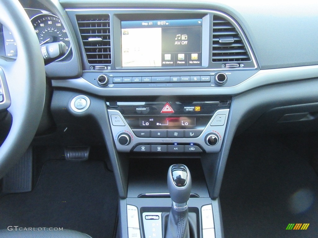 2017 Elantra Limited - Gray / Black photo #26