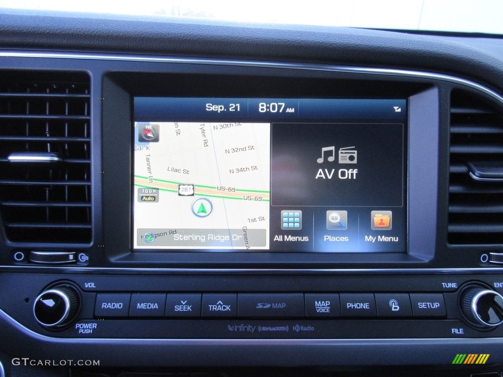 2017 Elantra Limited - Gray / Black photo #27