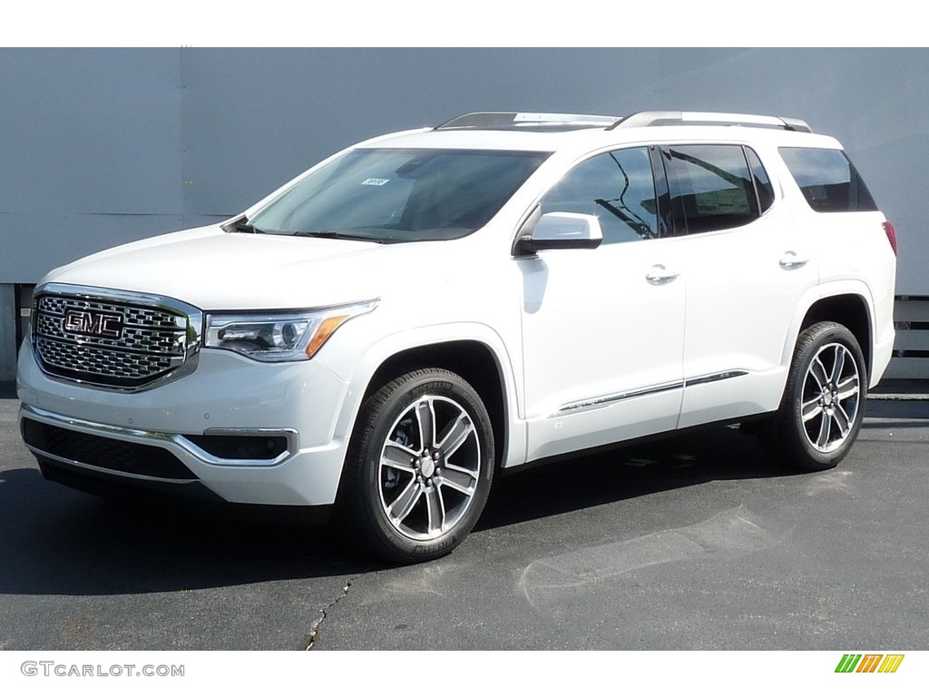 White Frost Tricoat 2017 GMC Acadia Denali AWD Exterior Photo #115887990
