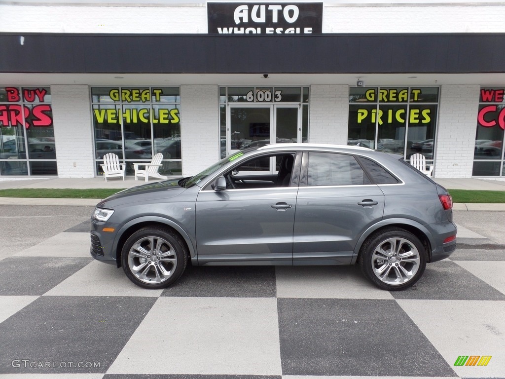 2016 Q3 2.0 TSFI Prestige quattro - Monsoon Gray Metallic / Black photo #1