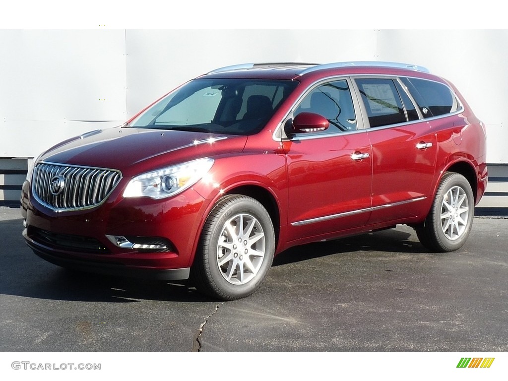 Crimson Red Tintcoat 2017 Buick Enclave Leather AWD Exterior Photo #115888220