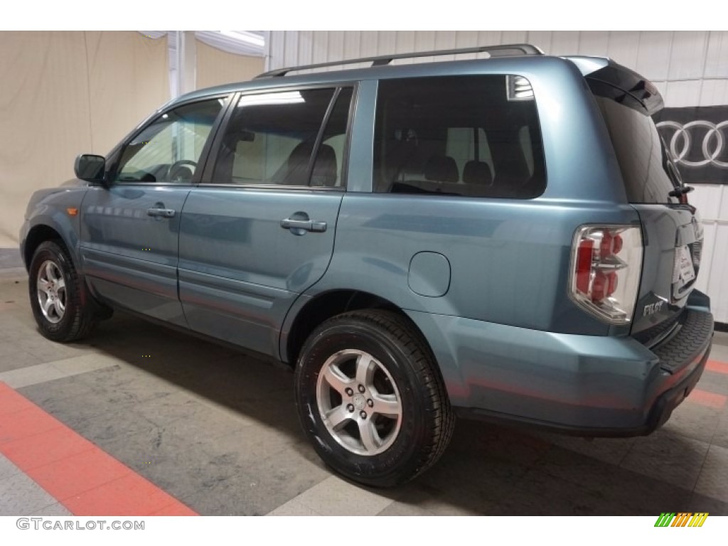 2006 Pilot EX-L 4WD - Steel Blue Metallic / Gray photo #11