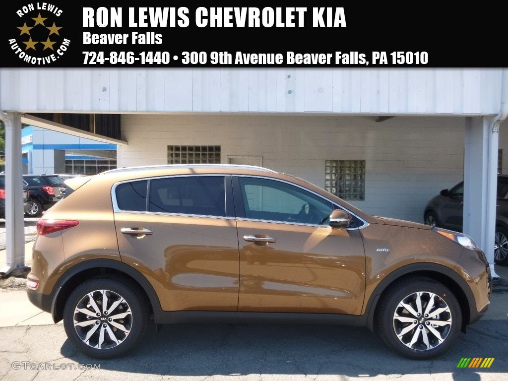 Burnished Copper Kia Sportage