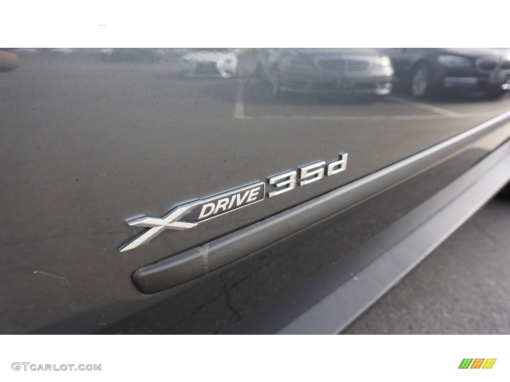 2013 X5 xDrive 35d - Platinum Gray Metallic / Black photo #9
