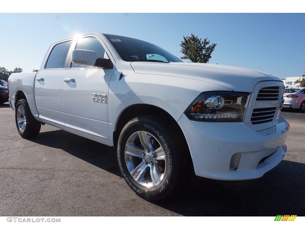 Bright White 2017 Ram 1500 Sport Crew Cab Exterior Photo #115890000
