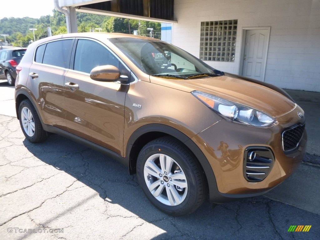Burnished Copper 2017 Kia Sportage LX AWD Exterior Photo #115890663