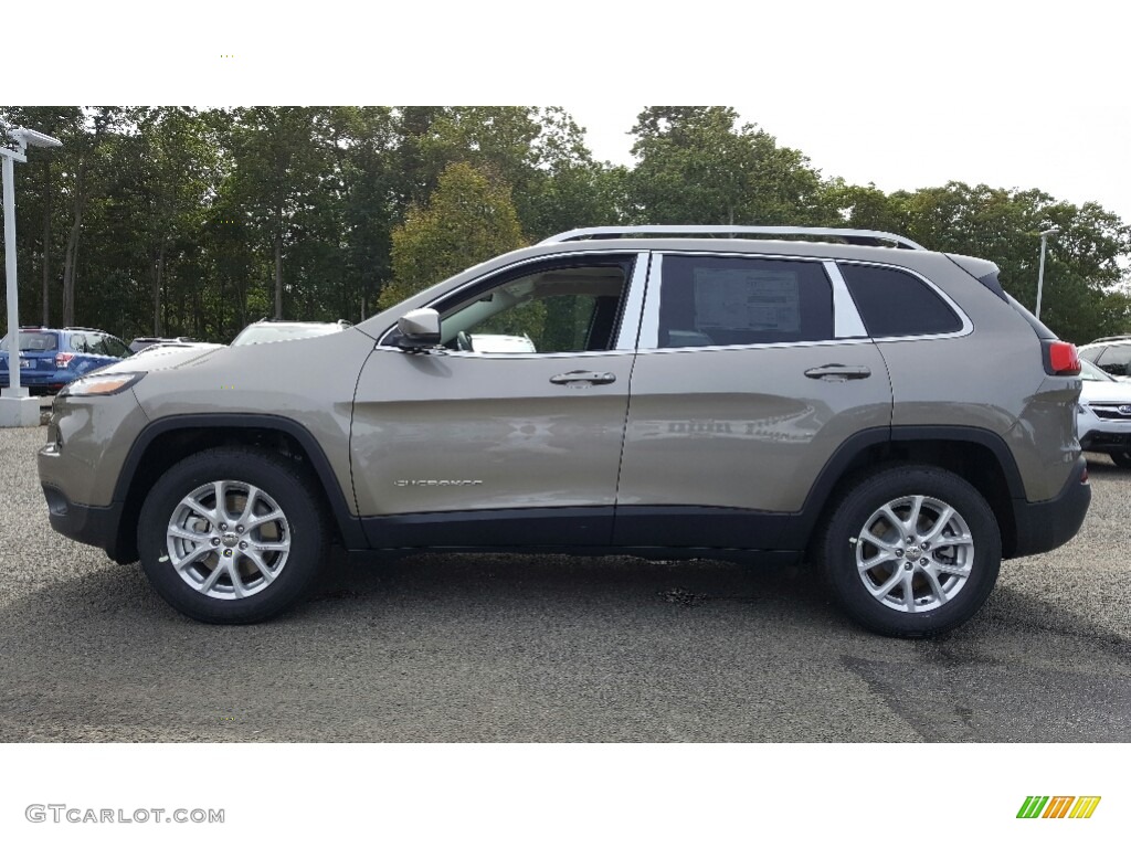 Light Brownstone Pearl 2017 Jeep Cherokee Latitude 4x4 Exterior Photo #115890964
