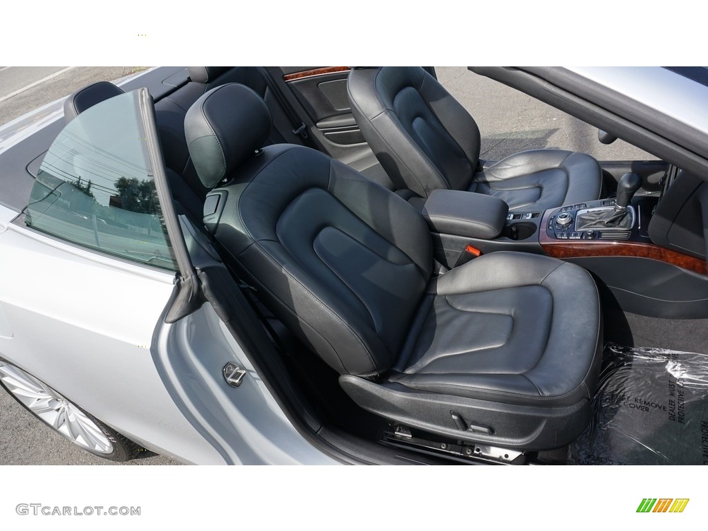 2011 A5 2.0T quattro Convertible - Ice Silver Metallic / Black photo #6