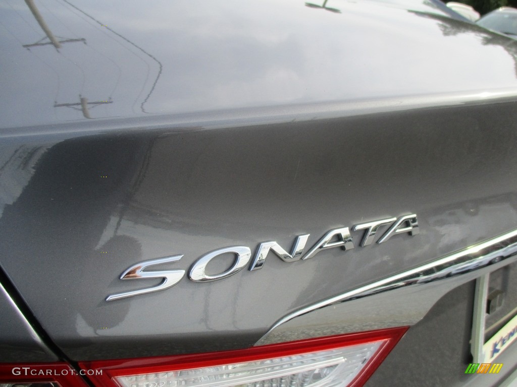 2011 Sonata Limited - Harbor Gray Metallic / Black photo #24