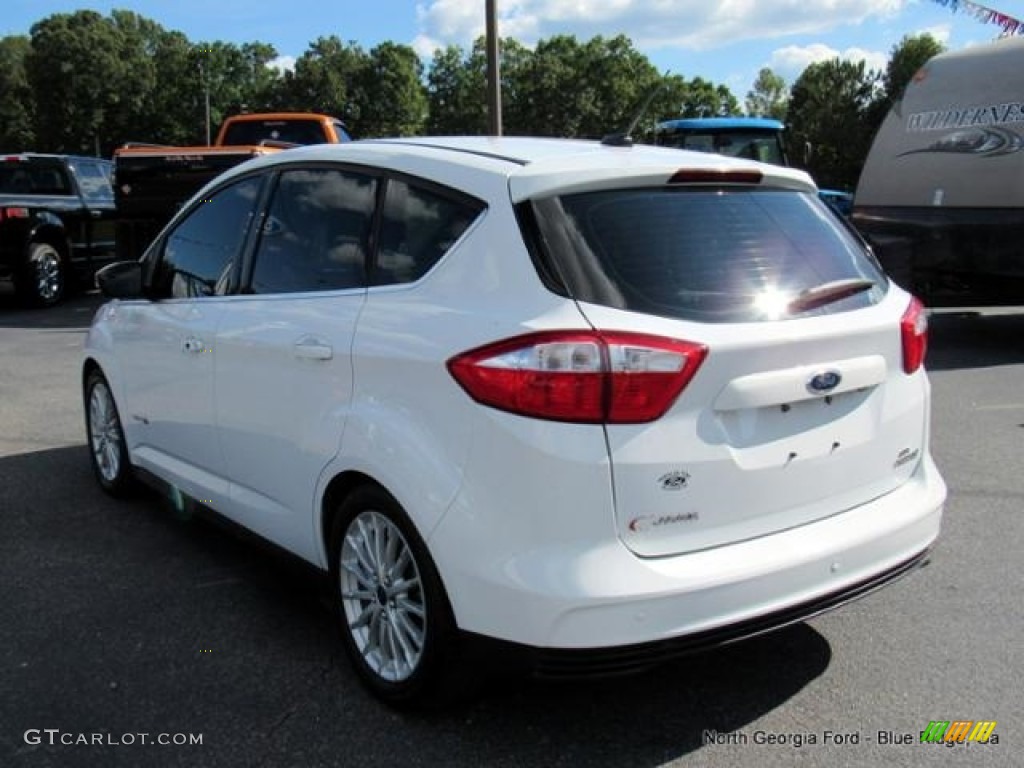 2014 C-Max Hybrid SEL - Oxford White / Medium Light Stone photo #3