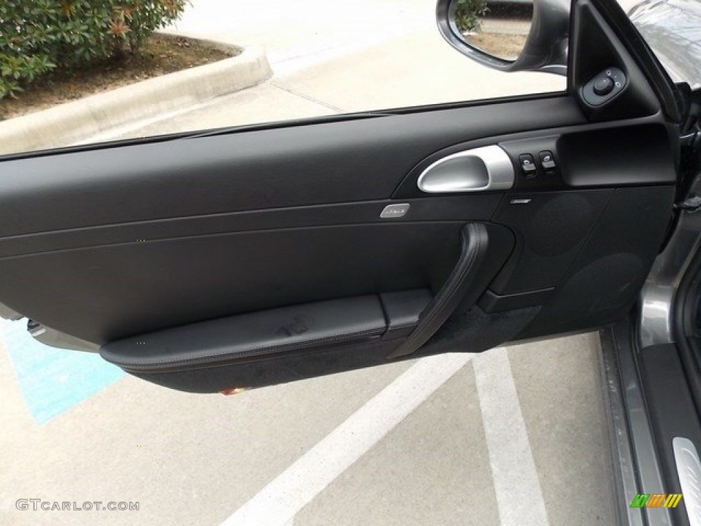 2009 Porsche 911 Carrera S Coupe Black Door Panel Photo #115894041