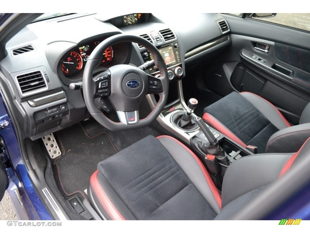 Carbon Black Interior 2016 Subaru WRX STI Photo #115895175