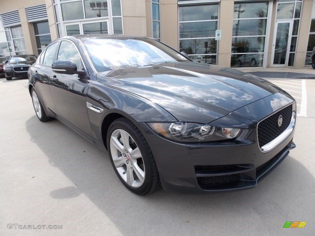 Storm Grey 2017 Jaguar XE 25t Premium Exterior Photo #115895187